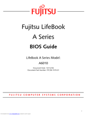 Fujitsu LifeBook A6010 Bios Manual