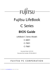 Fujitsu LifeBook C-7661 Bios Manual