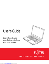 Fujitsu A3210 - LifeBook - Turion 64 X2 2 GHz User Manual