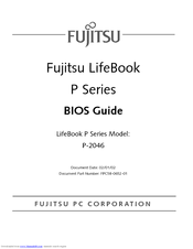 Fujitsu LifeBook P-2046 Bios Manual