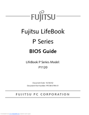 Fujitsu LifeBook P1120 Bios Manual