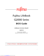 Fujitsu LifeBook Q2010 Bios Manual