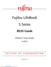 Fujitsu LifeBook S-4572 Bios Manual