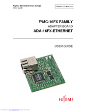 Fujitsu FMC-16FX FAMILY ADA-16FX-ETHERNET User Manual