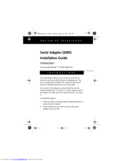 Fujitsu Stylistic LT 800P Installation Manual
