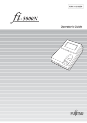Fujitsu fi-5000N Operator's Manual
