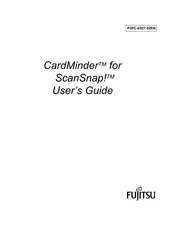 Fujitsu CardMinder Series User Manual