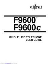 Fujitsu F9600c User Manual