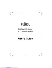 Fujitsu Lifebook A3120 User Manual