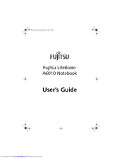 Fujitsu LifeBook A6010 User Manual