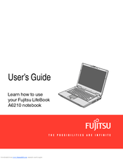 Fujitsu A6210 - LifeBook - Core 2 Duo 2.26 GHz User Manual