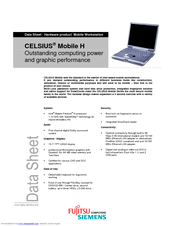 Fujitsu Siemens Computers Mobile Workstation Datasheet
