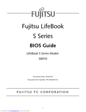 Fujitsu Lifebook S6010 Bios Manual