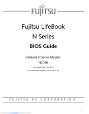 Fujitsu Lifebook N3010 Bios Manual