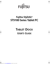 Fujitsu Tablet DOCK ST5100 Series User Manual