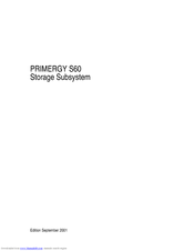 Fujitsu Siemens Computers PRIMERGY S60 User Manual