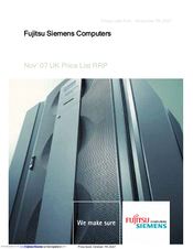 Fujitsu Siemens Computers PRIMECENTER Price List