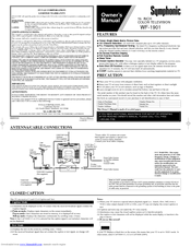 FUNAI Symphonic WF-1901 Owner's Manual