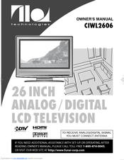 iLO CIWL2606 Owner's Manual