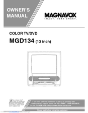 Magnavox MGD134 Owner's Manual
