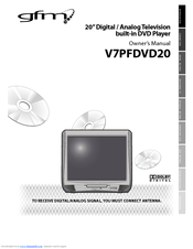 gfm V7PFDVD20 Owner's Manual