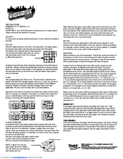 Fundex Games Highrise User Instructions
