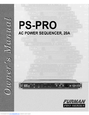 Furman PS-PRO Owner's Manual