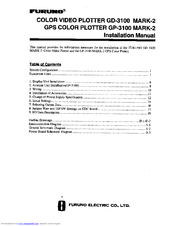 Furuno GD-3100 Mark-2 Installation Manual