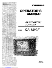 Furuno GP-1800F Operator's Manual