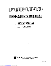 Furuno GP-1800 Operator's Manual