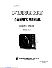Furuno 1720 Owner's Manual