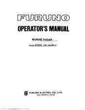 Furuno 1931 MARK-2 Operator's Manual