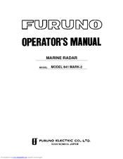Furuno 841 MARK-2 Operator's Manual
