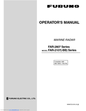 Furuno FAR-2117-BB Operator's Manual