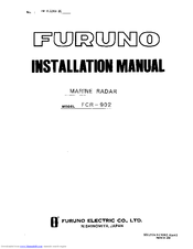 Furuno FCR-902 Installation Manual