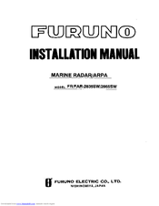 Furuno FR/FAR-2835SW/2865SW Installation Manual