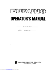 Furuno IF-5001 Operator's Manual