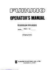 Furuno FCV-10 Operator's Manual