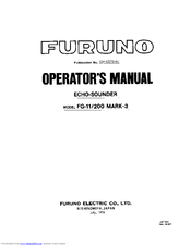 Furuno FG-200Mk3 User Manual