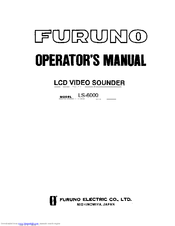 Furuno LS-6000 Operator's Manual