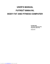 Futrex 5000A/ZL User Manual