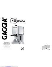 Gaggia Ba Gaggia Manuals Manualslib