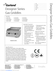 Garland GD-36GFF Specifications