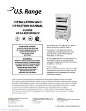 U.S. Range C2100MX Installation And Operation Manual