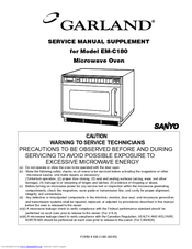 Garland EM-C160 Service Manual Supplement