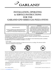 Garland GPD48-2 Installation & Operating Instructions Manual