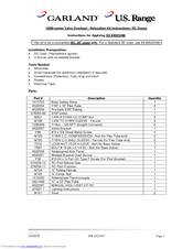 Garland H280 Series Instructions Manual