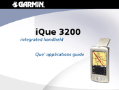 Garmin iQue 3200 Application Manual