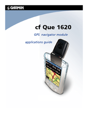 Garmin cf Que 1620 Application Manual