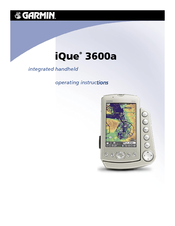 Garmin iQue 3600a Operating Instructions Manual